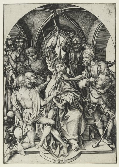 Cristo coronato di spine da Martin Schongauer